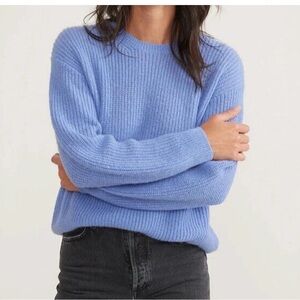Marine Layer Renee Dream Yarn Crewneck sweater women’s L Alpaca Wool Blend VGUC